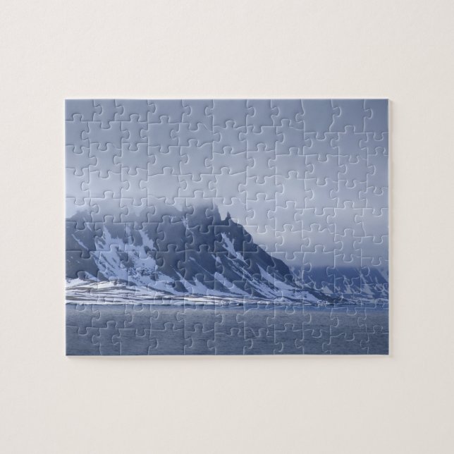 Norge, Arktiska cirkeln, Nordatlanten. Pussel (Horisontell)
