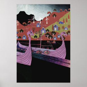 Norge av båtar poster