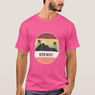 Norge, berg och Handflatan T Shirt