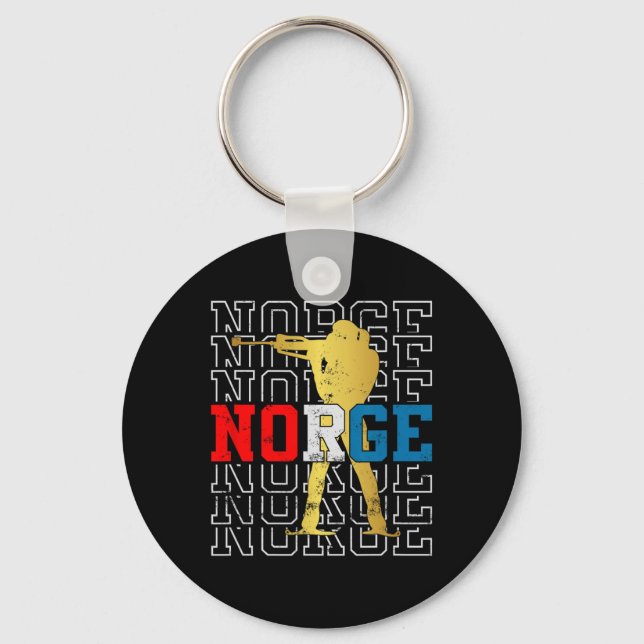 Norge Biathlon Norge Original Nyckelring (Framsida)