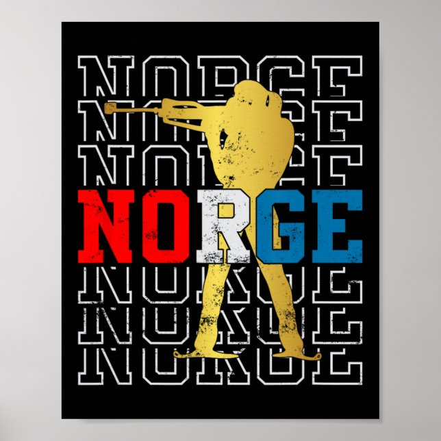 Norge Biathlon Norge Original Poster (Framsidan)