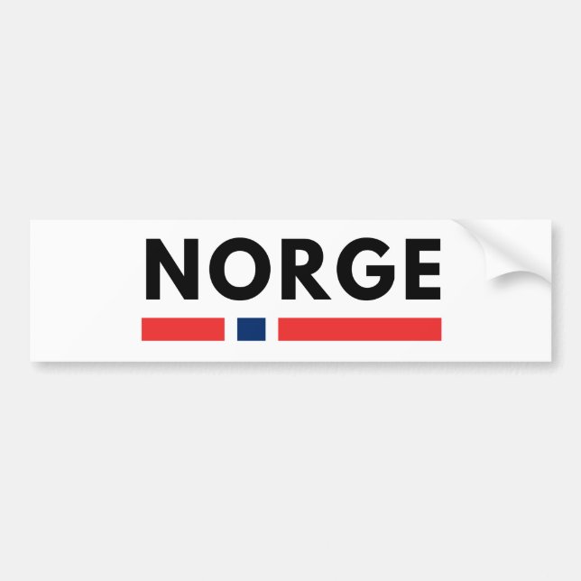 Norge Bildekal (Framsidan)