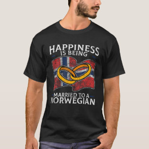 Norge Bröllop Norska Giftermål arv gift T Shirt