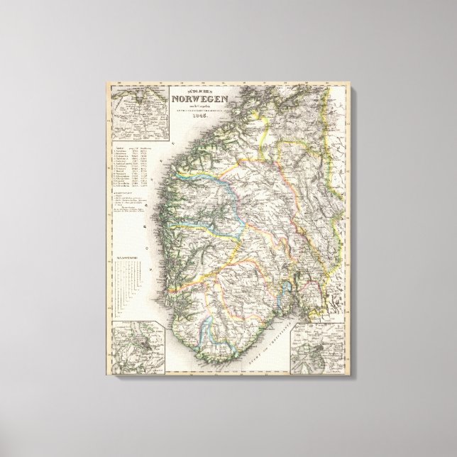 Norge Canvastryck (Framsida)