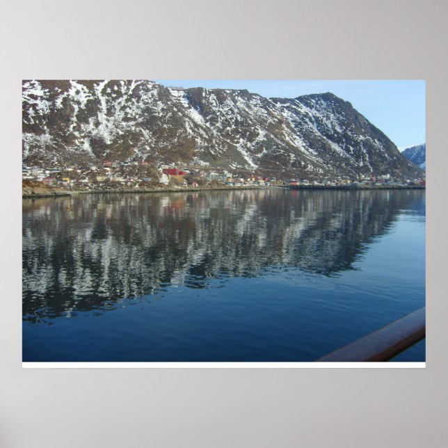 Norge, Entering a fjord Poster (Framsidan)