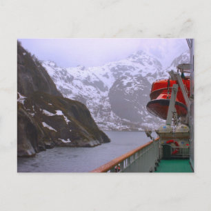 Norge, Fijord från poststeamer Vykort