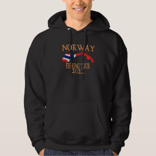 Norge Fiske Tur 2022 Skandinavien Norge Norg Hoodie