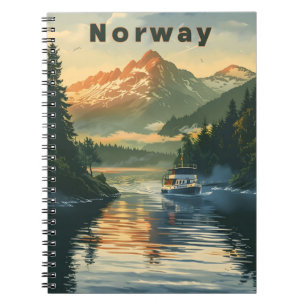Norge Fjord Anteckningsbok