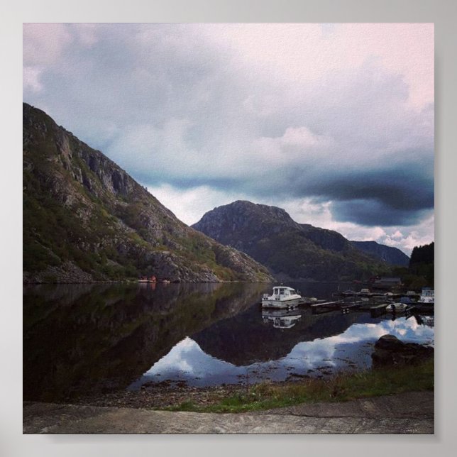 Norge Fjord Poster (Framsidan)