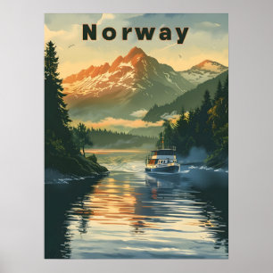 Norge Fjord Poster