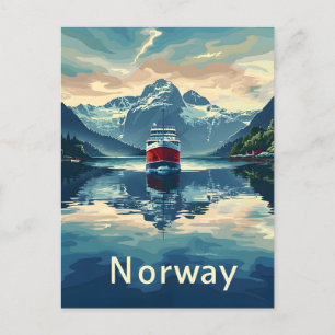 Norge Fjord Vykort