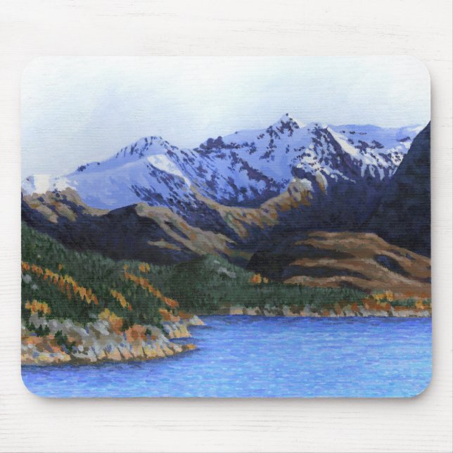 Norge fjordar och berg musmatta (Framsidan)