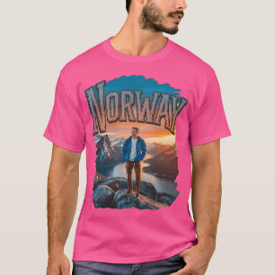 Norge Fjords - Norge - Norge Mountains Active T Shirt