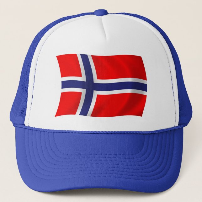 Norge Flagga Hat Keps (Framsida)