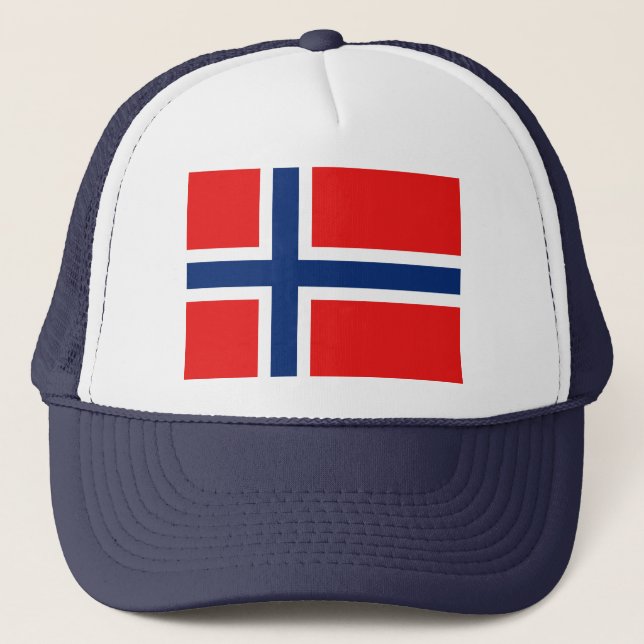 Norge Flagga Hat Keps (Framsida)