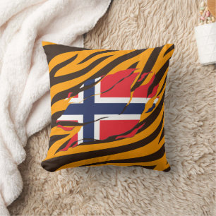 Norge Flagga Inside Me, skandinavien inuti Klo Mar Kudde