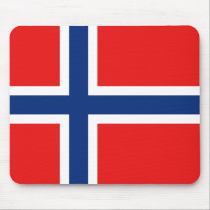 Norge Flagga Mousepad Musmatta