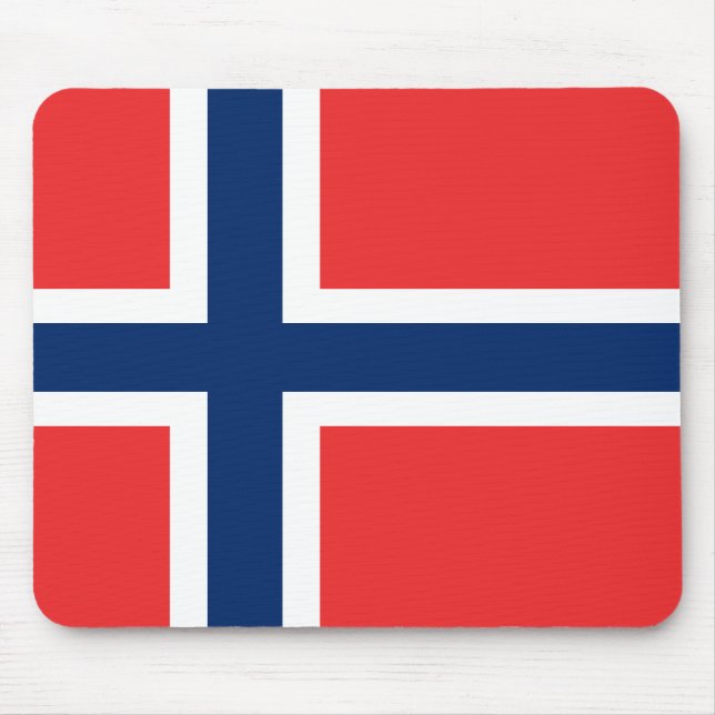 Norge, flagga musmatta (Framsidan)