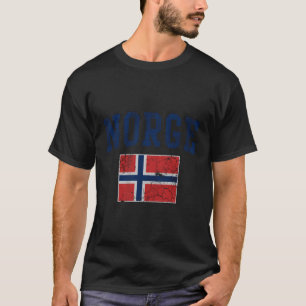 Norge Flagga Norge Norska Kärlek-familjen T Shirt