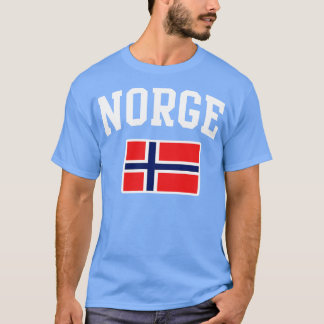 Norge Flagga Norge norska T Shirt
