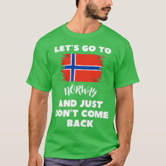 Norge Flagga Norsk Norge T Shirt