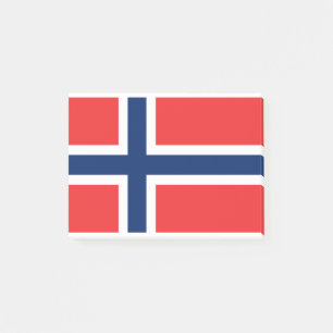Norge Flagga Post-it Block