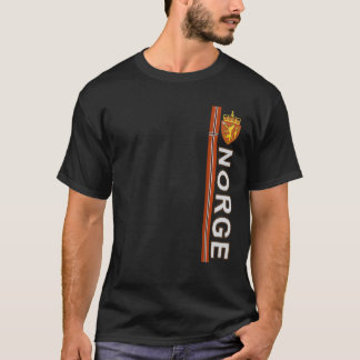 Norge Flagga Pride Fotboll och idrott, temat T-skj T Shirt