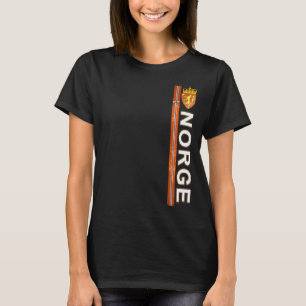 Norge Flagga Pride Oceaner och sport T Shirt