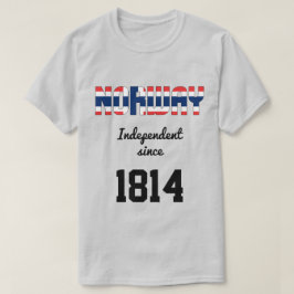 Norge Flagga Självständighet Firande T Shirt