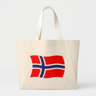 Norge Flagga Tote Bag Jumbo Tygkasse