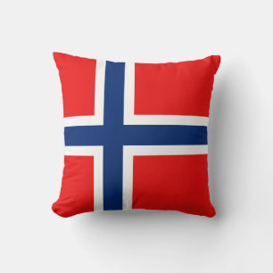 Norge Flagga x Flagga Kudde