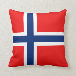 Norge Flagga x Flagga Kudde