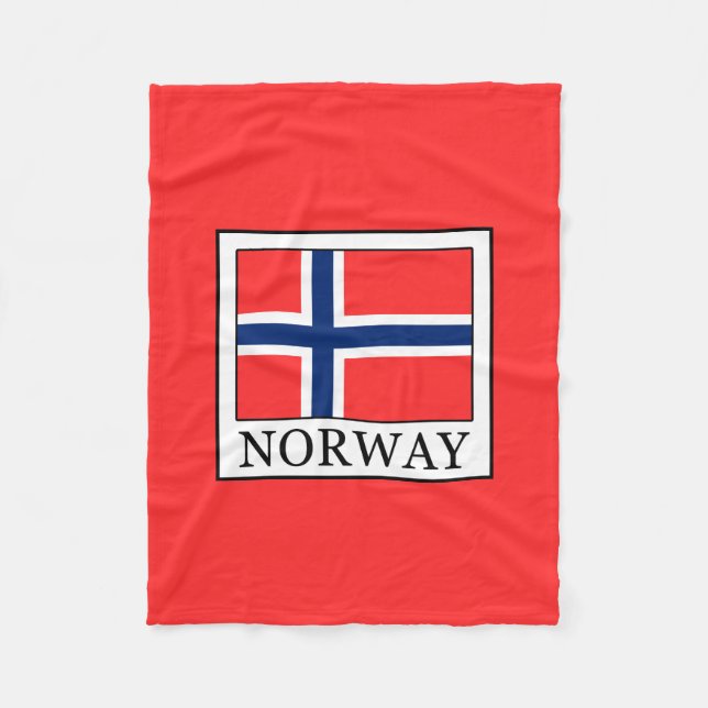 Norge Fleecefilt (Framsidan)