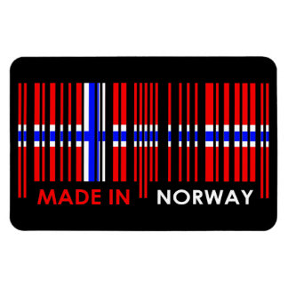 NORGE för Pub-kod Flagga Färg Design Magnet
