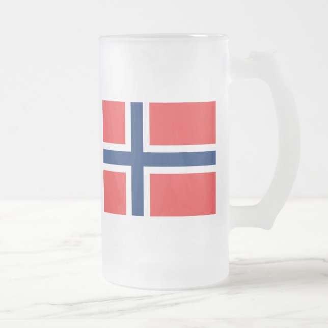 norge frostat ölglas (Höger)