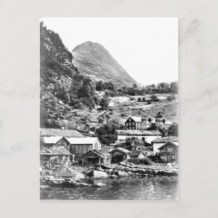 Norge Geiranger Merok Vintage Postcard Vykort