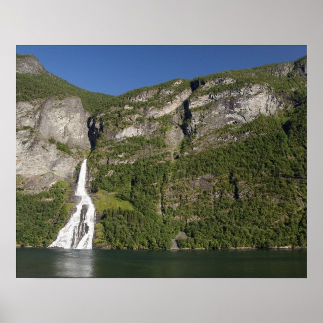 Norge, Geirangerfjord (UNESCO), Geiranger. Poster (Framsidan)