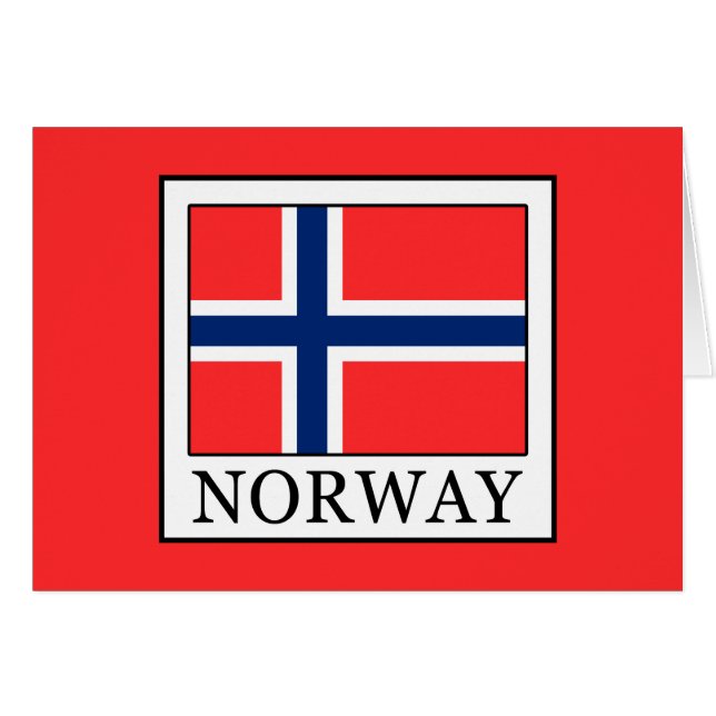 Norge Hälsningskort (Framsidan Horizontal)