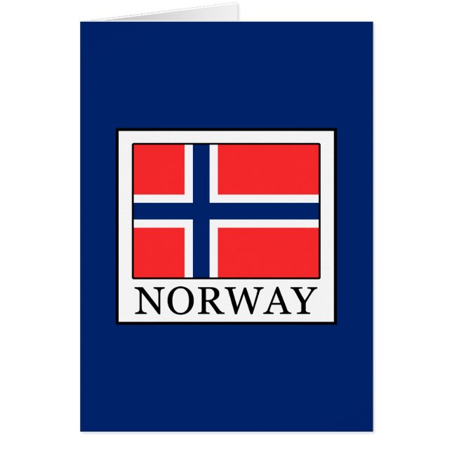 Norge Hälsningskort (Framsidan)