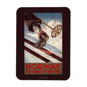 Norge - hemmet av skidåkningen magnet