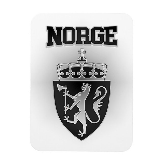 Norge Jackar om Arm Magnet (Vertikal)
