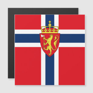 Norge jackat av arm på Norgens flagga, norska