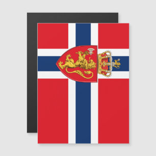 Norge jackat av arm på Norgens flagga, norska 2