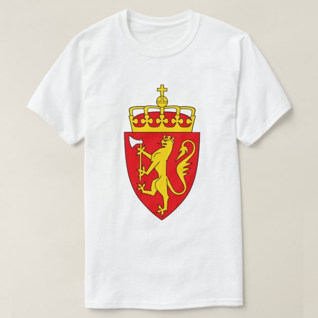 Norge Jackat av Arm T Shirt (Design framsida)