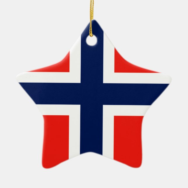 Norge Julgransprydnad Keramik (Framsidan)