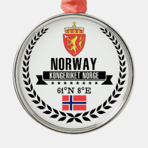 Norge Julgransprydnad Metall
