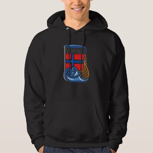 Norge Land Hoodie (Framsida)