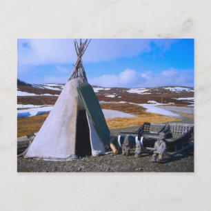 Norge, Lappland, Sami Settlement Vykort