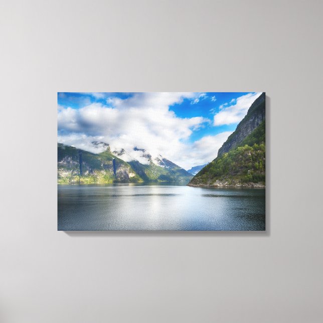 Norge liggande canvastryck (Framsida)