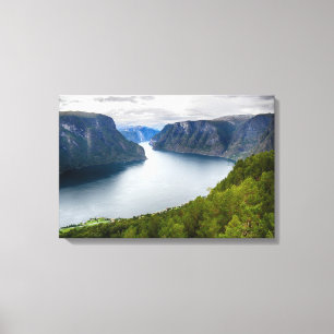 Norge liggande canvastryck